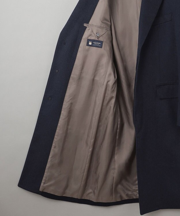 GOTAIRIKU 【COLOMBO】CASHMERE_チェスターコート ダルブルー系
