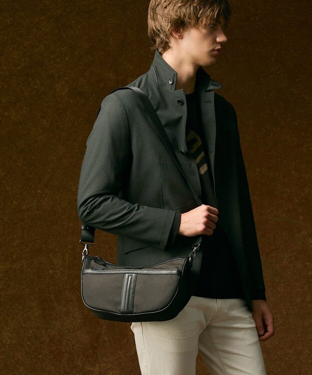 JOSEPH ABBOUD 【撥水/ハイパワー2WAYストレッチ/ソフト】ハイパワー2WAYストレッチメランジ コンバーチブル ジャケット カーキ系