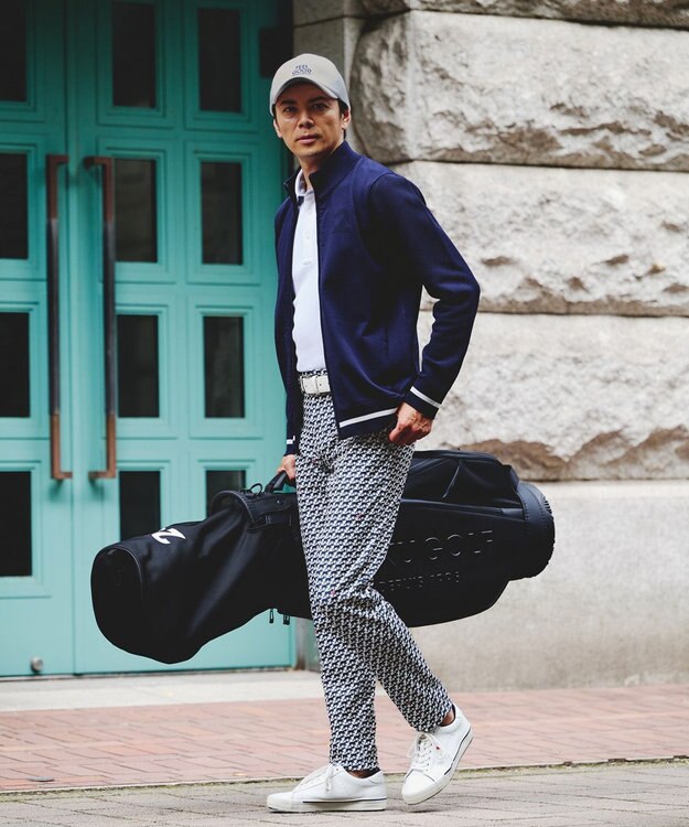 MEN】【ストレッチ】ハンタードッグ柄 パンツ / 23区GOLF