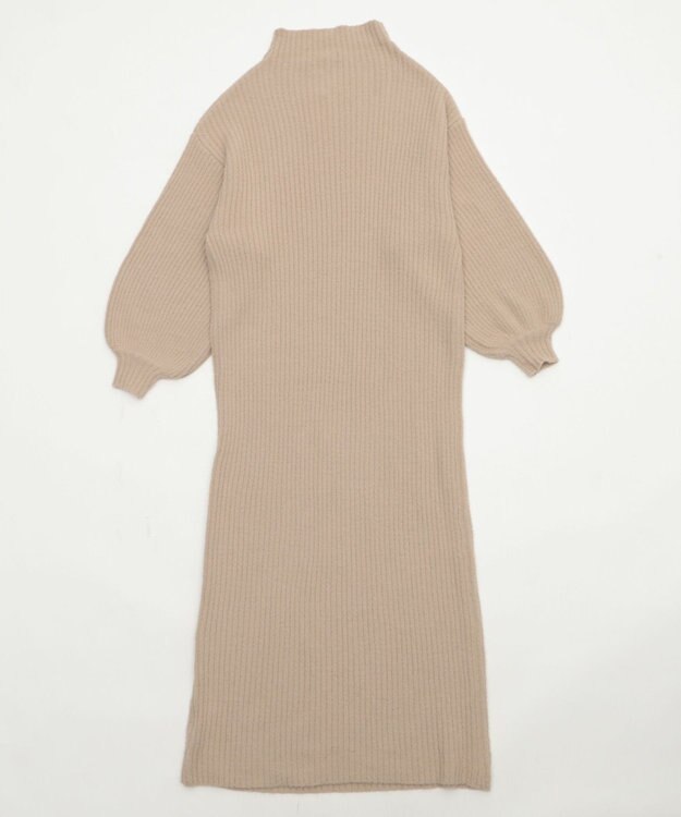 WEGO 【WEB限定/2025年秋冬新作】ニットワンピース ベージュ