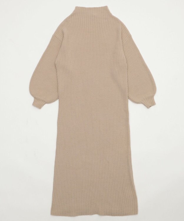 WEGO 【WEB限定/2025年秋冬新作】ニットワンピース ベージュ