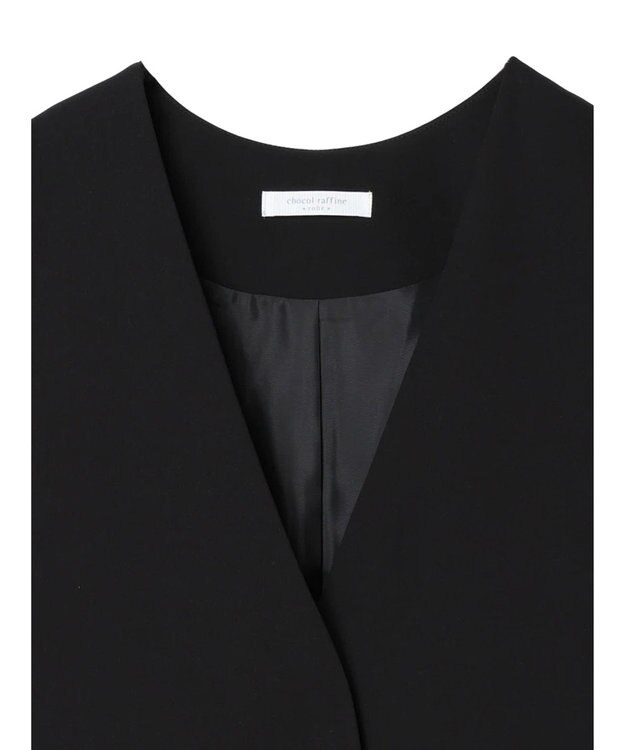 Green Parks きれいシルエットジレ Black