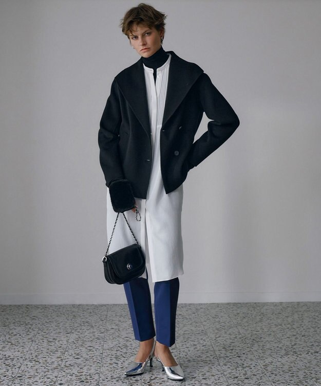 ICB WoolRever ショートコート ブラック系