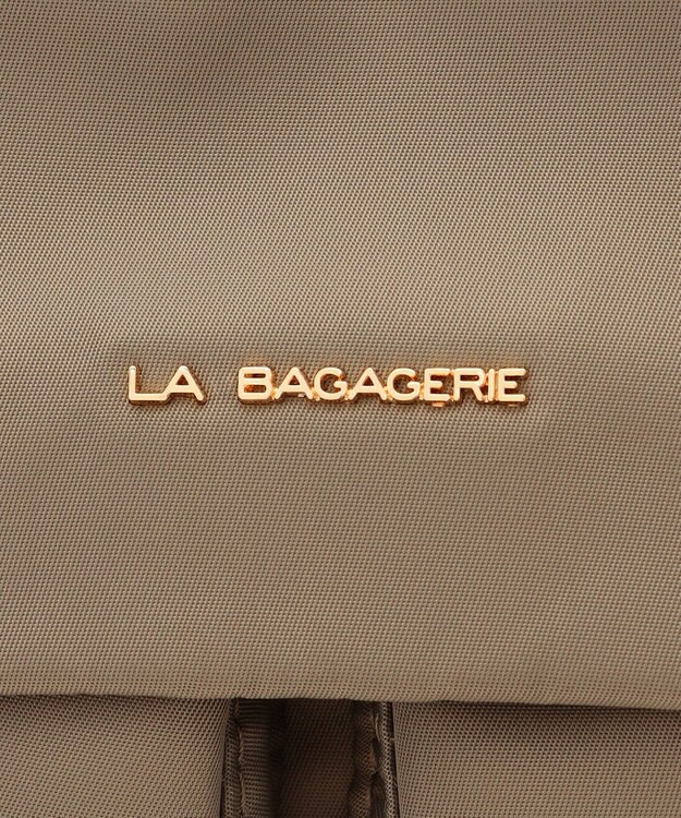 LA BAGAGERIE ダブルフロントポケット2WAYビッグショルダー グレージュ