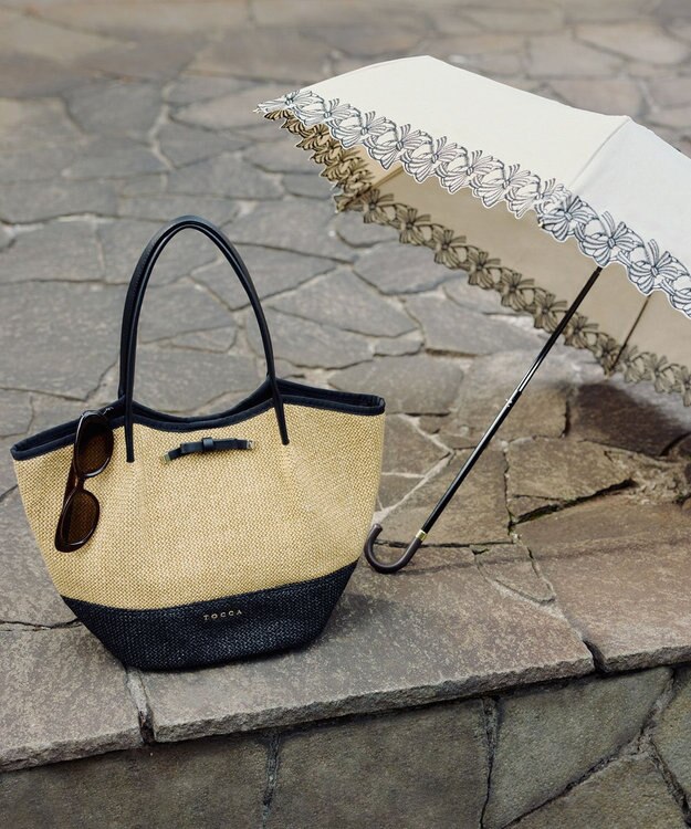 TOCCA MIGNON BASKET かごバッグ ベージュ系