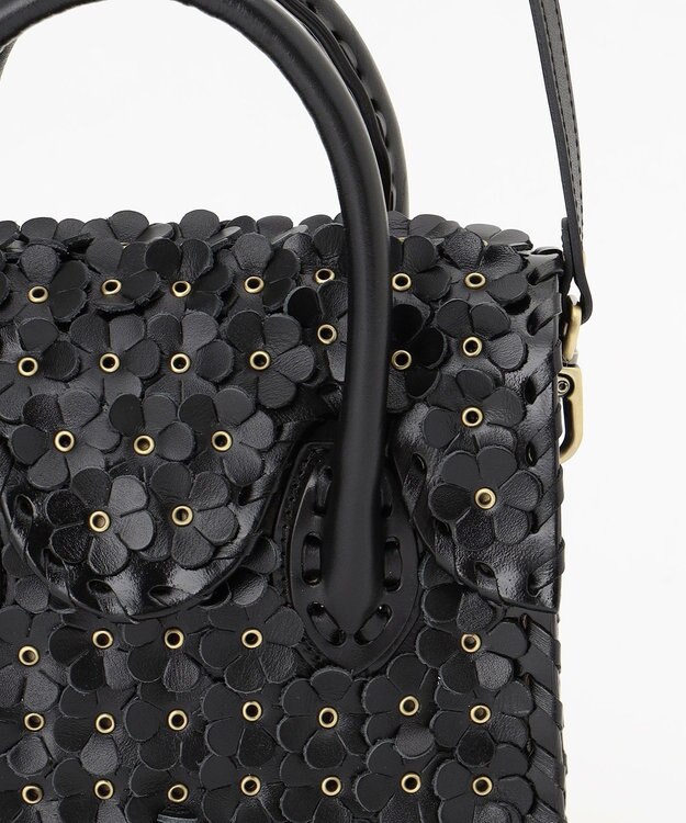 GRACE CONTINENTAL Flower Motif MS ブラック