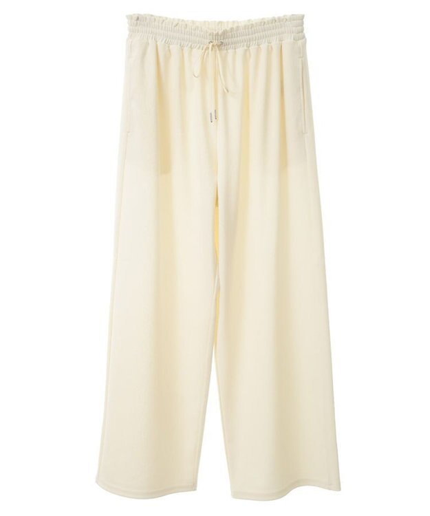 Green Parks カラーイージーパンツ Ecru