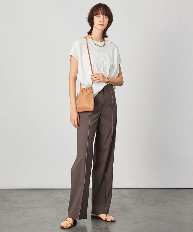 BEIGE， FOURAS / ワイドパンツ Bista x Ecru