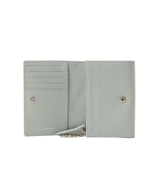 CLATHAS カーラ 二つ折り財布 ライトブルー