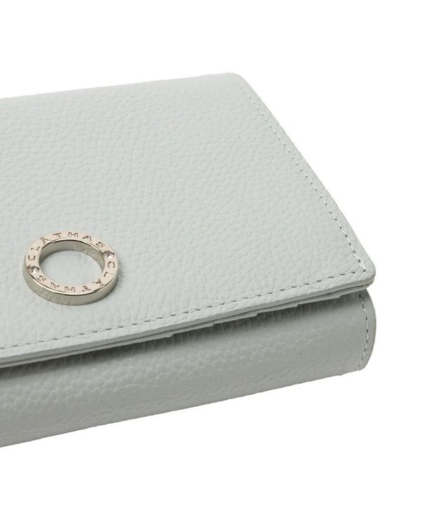 CLATHAS カーラ 二つ折り財布 ライトブルー