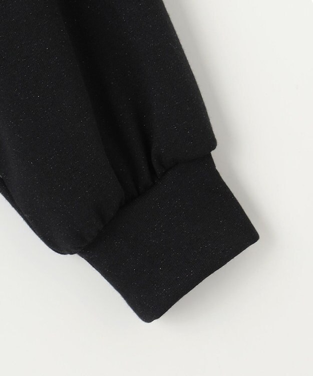 組曲 ラメパフスリーブプルオーバー ブラック系