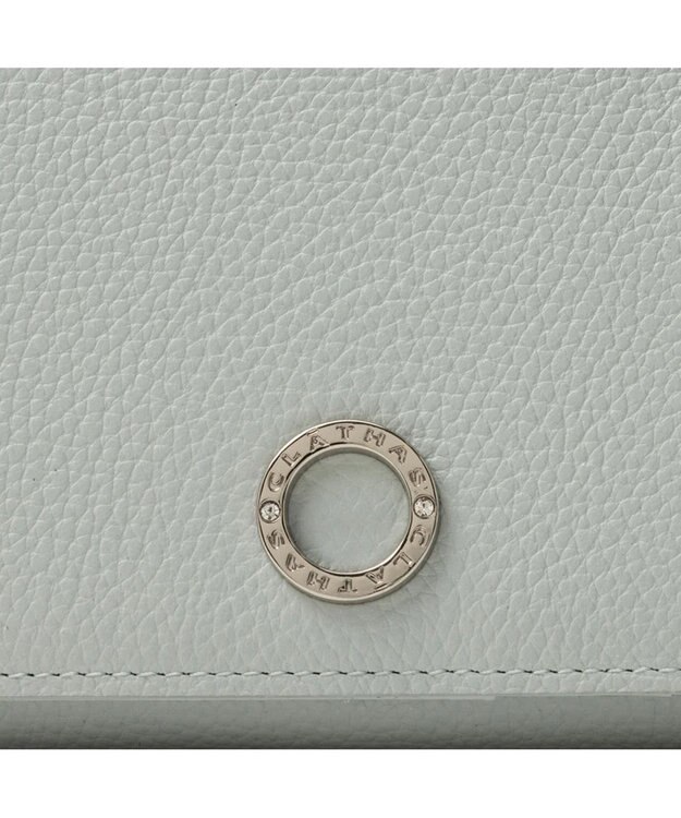 CLATHAS カーラ 二つ折り財布 ライトブルー