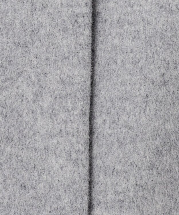 J.PRESS LADIES L Super150sAZAMIビーバー スタンドカラー コート グレー系