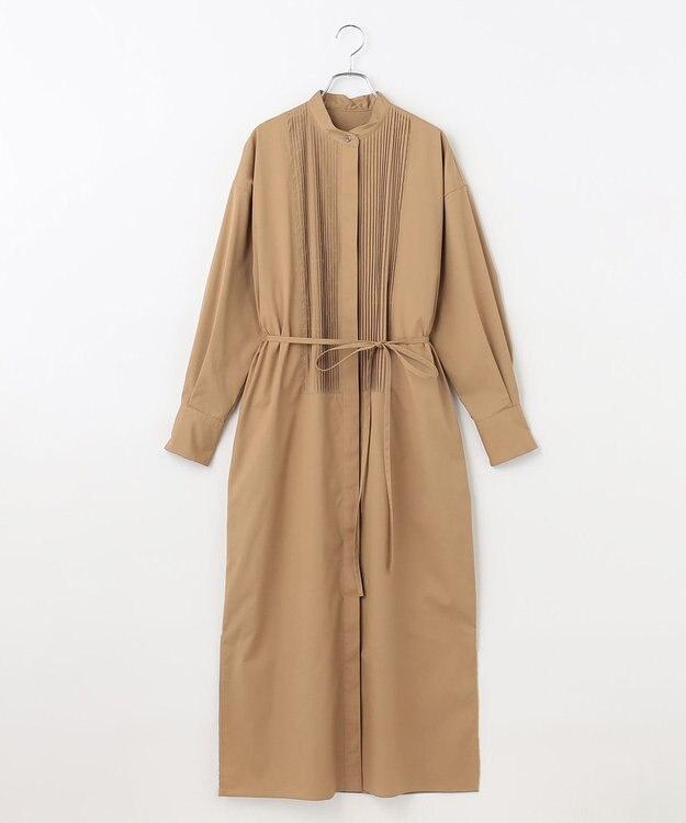 #Newans 【ANSWER for Co-Creation】ピンタックデザインワンピース キャメル系