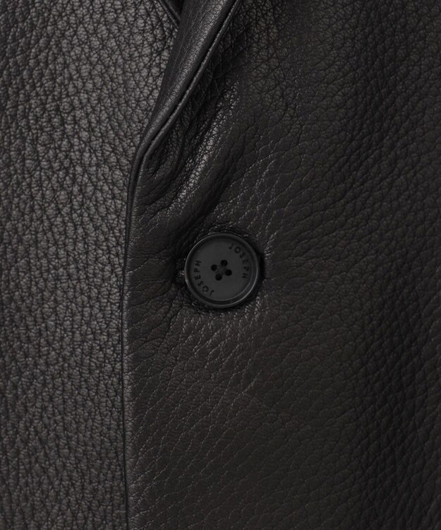 JOSEPH HOMME 【LEON 掲載】<WEB限定>ライトゴートシュリンクレザー　ジャケット ブラック系