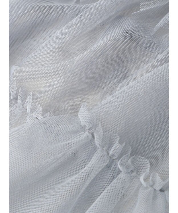 earth music&ecology チュールミニキャミワンピース Gray