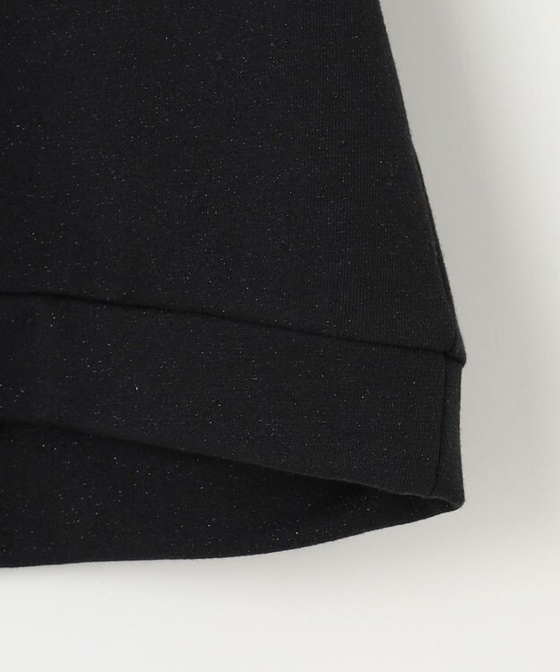 組曲 ラメパフスリーブプルオーバー ブラック系