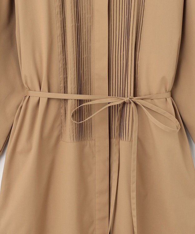 #Newans 【ANSWER for Co-Creation】ピンタックデザインワンピース キャメル系