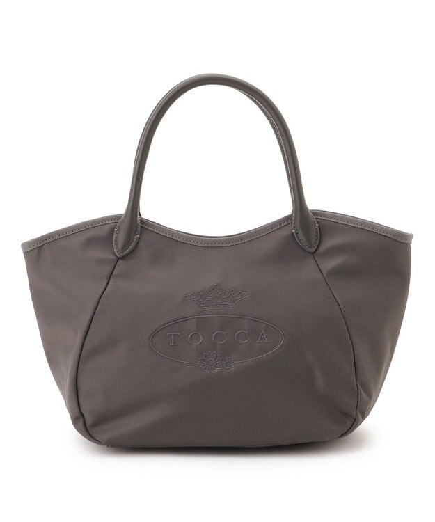 TOCCA TOUCH OF CRESTA NYLON TOTE ナイロントートバッグ【星風まどかさん着用】 ライトグレー系