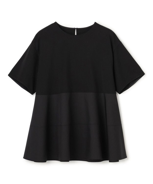 UNFILO BEAUTY FORM-T コンビティアード Ｔシャツ ブラック