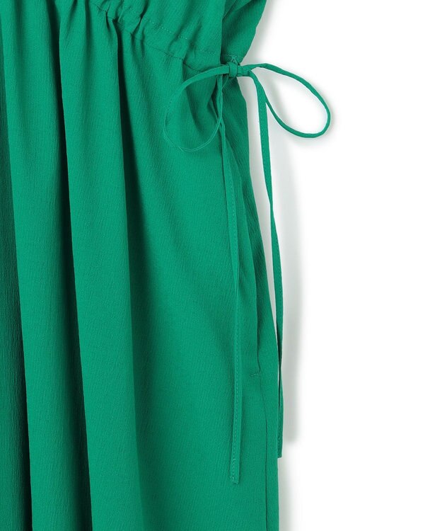 UNFILO BREEZEMOVE ウエストドロストワンピース グリーン
