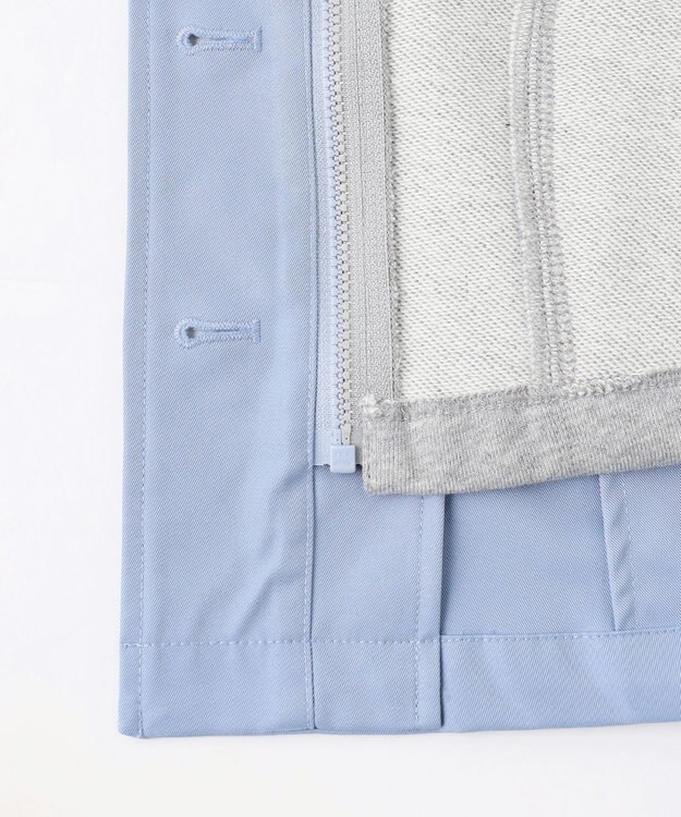 組曲 KIDS 【110-140㎝】3Way アウター サックス×グレー