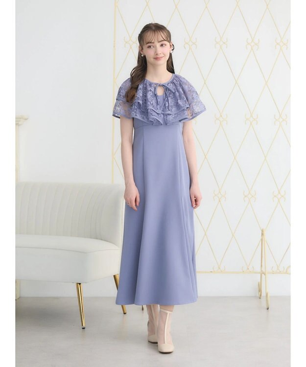 earth music&ecology ＳＥＴ２点レースボレロ＋キャミワンピース Sax