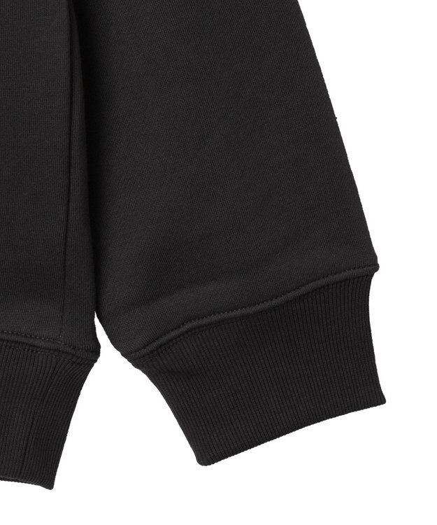 WEGO 【ユニセックス着用ITEM】ストレートラインロゴグラフィックプルオーバー ブラック中濃色