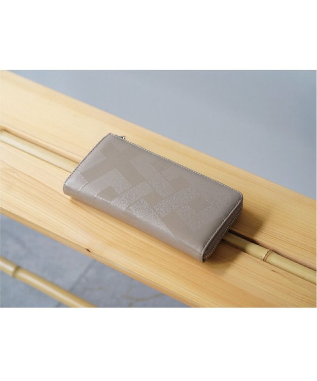 MIYABIYA La quoh with kirakaracho　角つなぎ ソフトレザー L字財布 胡桃染(トープ)