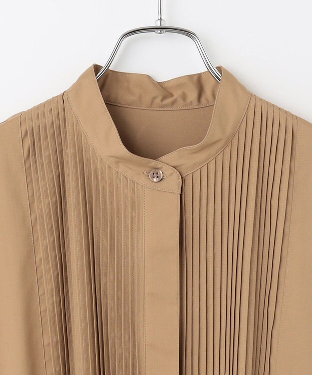 #Newans 【ANSWER for Co-Creation】ピンタックデザインワンピース キャメル系