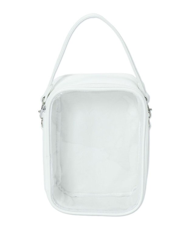 WEGO 【痛バ＆推し活グッズ】ダブルフェイスマルチWAYぬいポーチ ホワイト