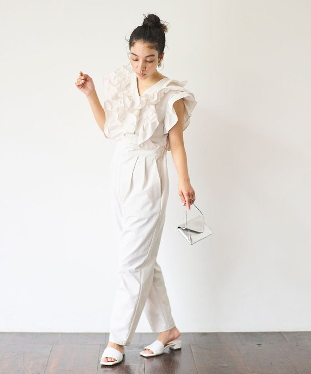 #Newans ラッフルフリルオールインワン オフ