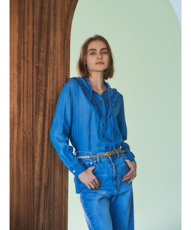 大幅値下げ中】フラワージャカードのハッピィロング（インディゴ