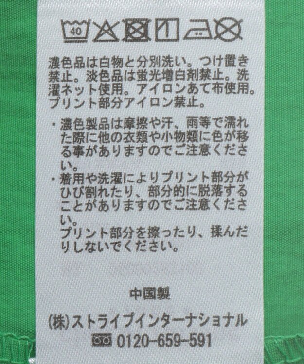 Green Parks ナイロンロゴＶネックプルオーバー Light Khaki