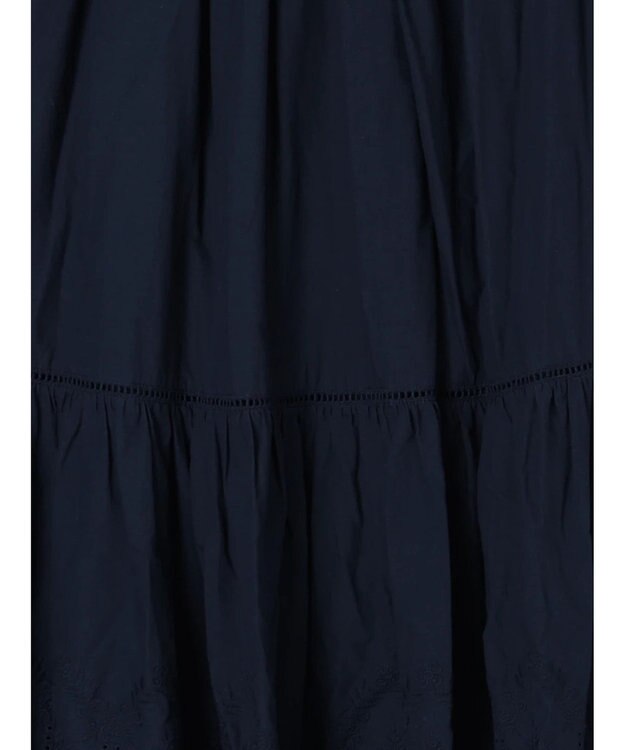 Te chichi エンブロイダリーティアードスカート ネイビー