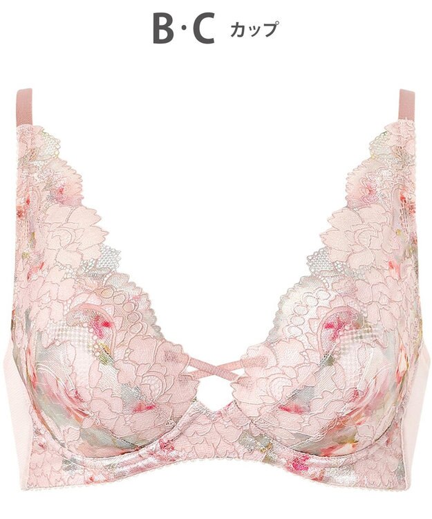 WACOAL 【重力ケアブラ】 ノンワイヤーブラ バストを重力から守る まる胸をキープ ラクなつけごこち Gカップまで対応 大きいサイズ レディース BXB194 /ワコール ピンク