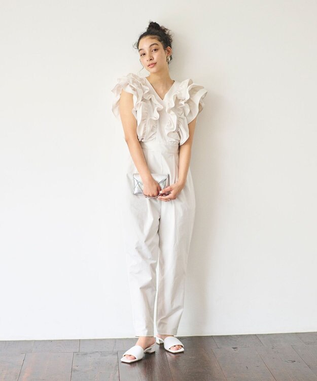 #Newans ラッフルフリルオールインワン オフ