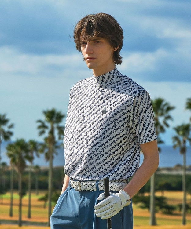 MEN】レジメロゴストレッチモックネック / 23区GOLF | ファッション