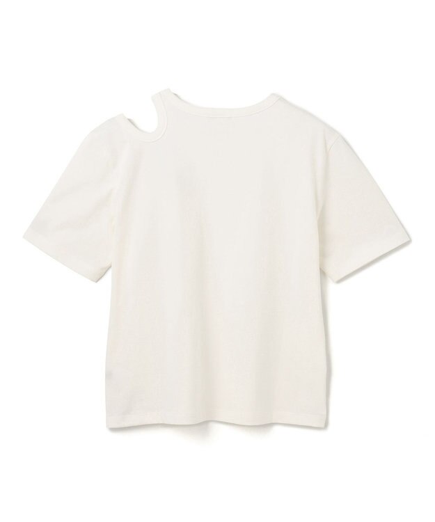 BEIGE， 【WEB限定】PROTAGONISTA / カットアウトTシャツ White