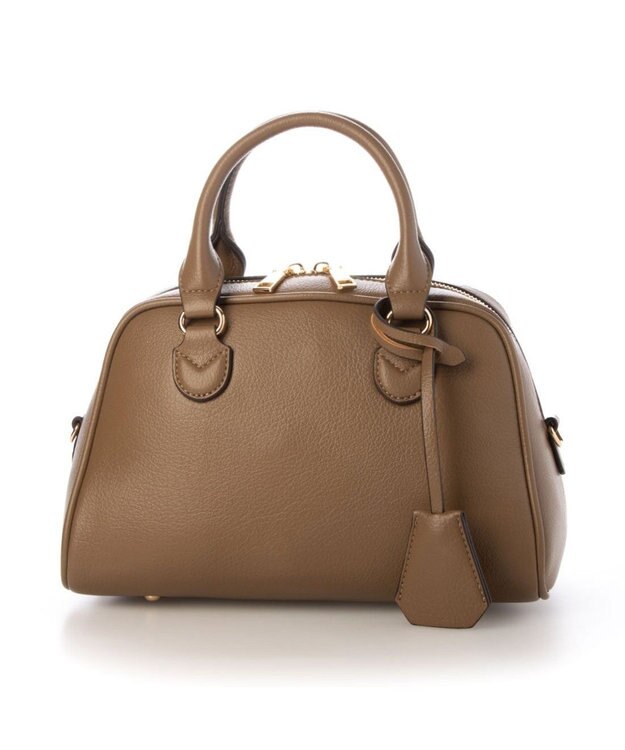 UNBILLION 【テレビ ドラマ着用アイテム】カシュカシュ cachecache / シボフェイクレザー2wayボストンバッグ オーク