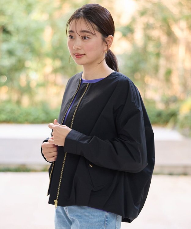 ANY バルーンブルゾン ダークネイビー