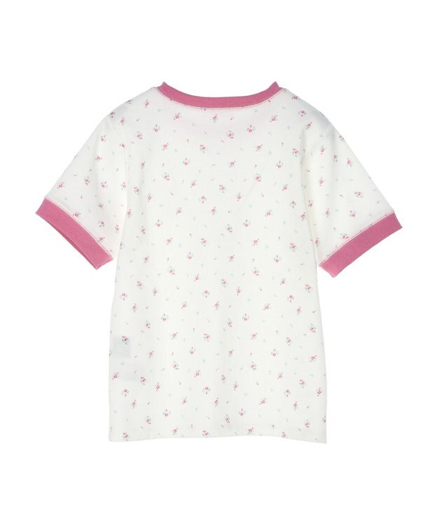 Green Parks アリス／小花ワッペンＴＥＥ Red