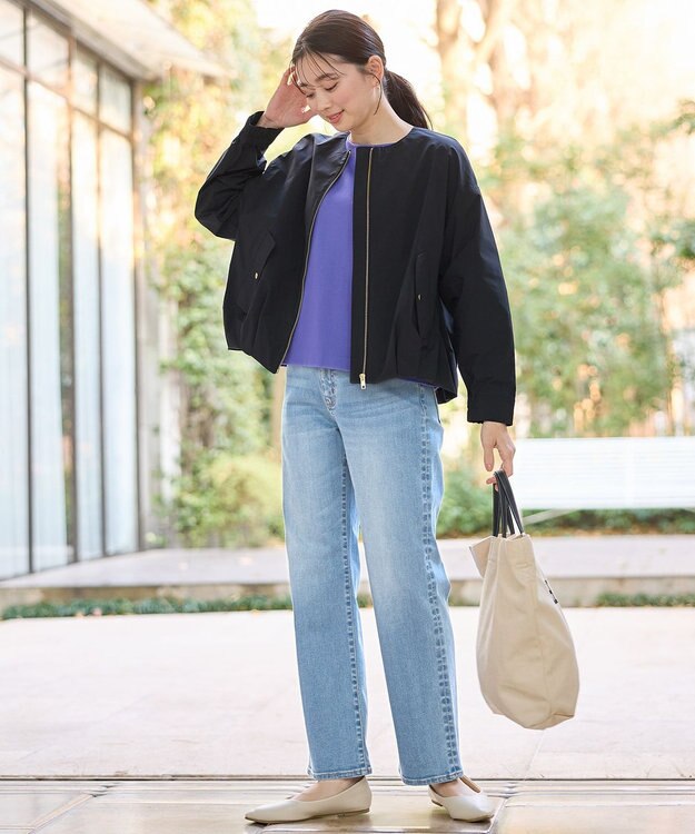 ANY バルーンブルゾン ダークネイビー