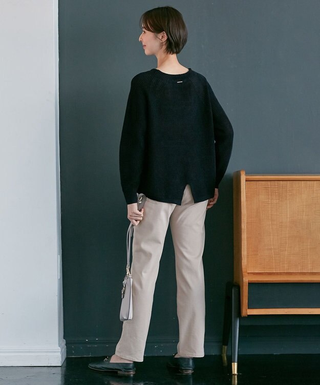 自由区 【XSサイズ～/洗える】USUKARU DENIM ヴィンテージストレート デニムパンツ ベージュ系