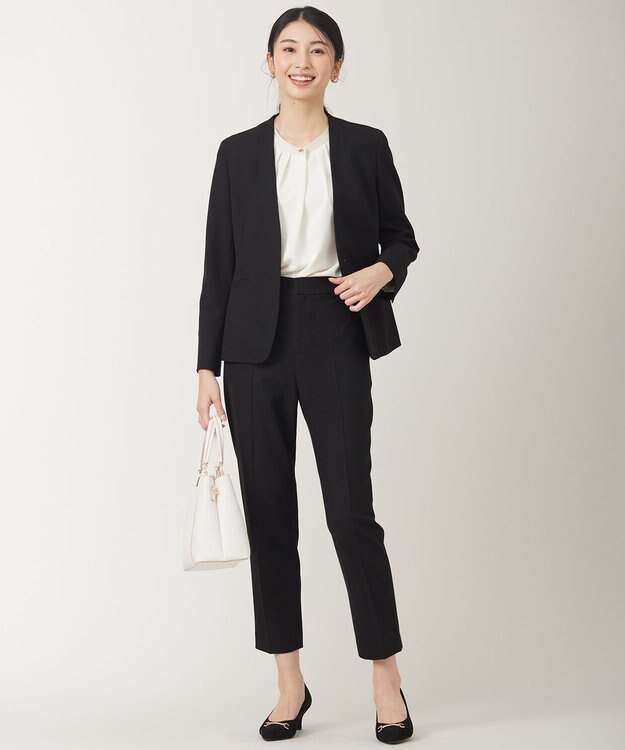 ANY SIS 【AIコラボ】フロントボタンタック ブラウス オフホワイト