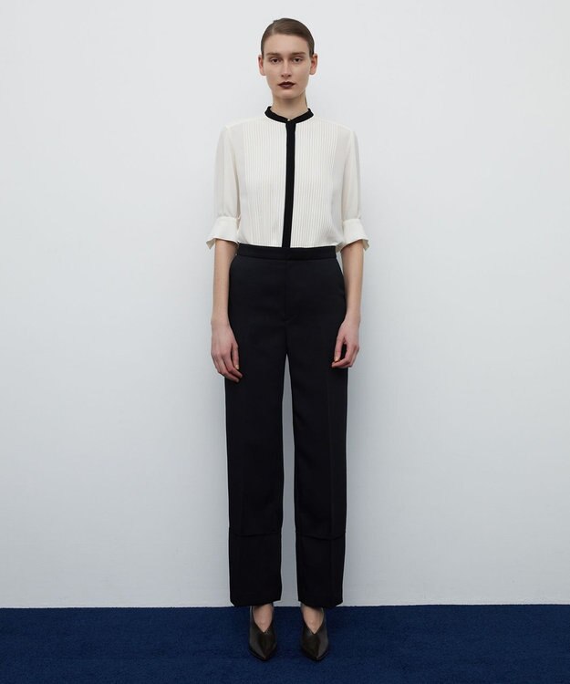 BEIGE， MARIGNY / パフブラウス Ecru×Black