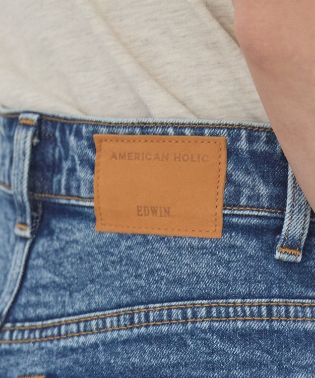 AMERICAN HOLIC 【EDWIN別注】ワイドデニム Medium Indigo