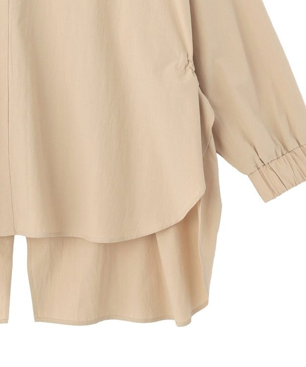 Green Parks スキッパーブラウス Beige