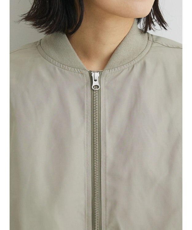 Green Parks 袖ギャザーＭＡー１ブルゾン Khaki