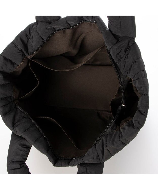 UNBILLION 【テレビ ドラマ着用アイテム】カシュカシュ cachecache / 親子キルティング刺繍トートバッグ ブラック